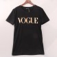 100% Cotton Brand T Shirt Women VOGUE Printed T-shirt Women 