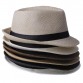 Fedora Trilby Gangster Cap Summer Beach Cap Panama Hat 