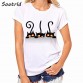 2017 Brand  t- shirts women Funny Black Cat Prints32794963781