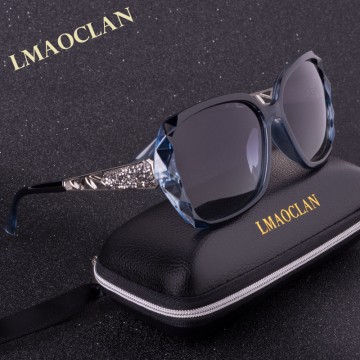 2017 Luxury Brand Design Polarized  Women Ladies Elegant Big Sun Glasses 