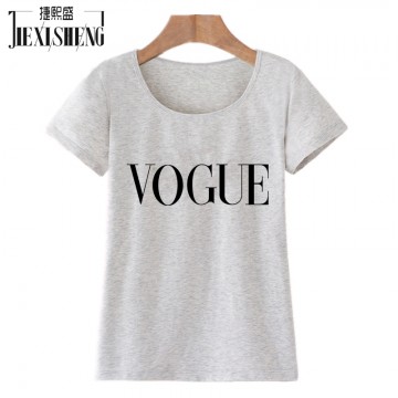 2017 Punk Style VOGUE Letter printed t shirt32722883957