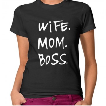 2017  WIFE MOM BOSS  Tumblr Funny T-Shirt32804915738