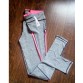 Women Lady Activewear Pink Legging light grey32616386267