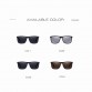  Classic Polarized sunglasses Men Driving Square Black Frame 