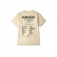  Kanye West Casual T Shirt Men Khaki Letter Printed 