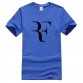  Roger Federer RF Print T Shirt Men Short Sleeve 
