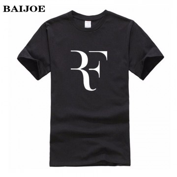 Roger Federer RF Print T Shirt Men Short Sleeve32787819396