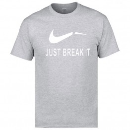  JUST BREAK IT Mens Graphic T-shirt