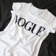 Fashion Brand VOGUE T-Shirts Print Women