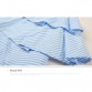  Shoulder Ruffles Tops Summer Striped Shirt Sleeveless Blouse