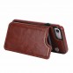 Leather Flip Stand Case Card Slot Holster Buckle Phone Cover