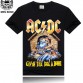 AC DC hip hop fashion heavy metal t shirt