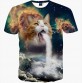 Cats T-shirt 3d Print Meow Star Cat Hip Hop Cartoon