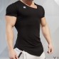 The milk silk Oblique v-neck Hip Hop T shirt32789375137