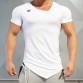 The milk silk Oblique v-neck Hip Hop T shirt32789375137