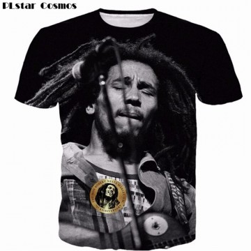 Reggae Star Bob Marley Prints t shirts32748136157