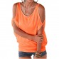 Short sleeve Off shoulder Sexy Loose Casual Female T-shirts