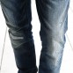  Men Long skinny ripped distressed  jeans  