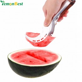 Stainless Steel Watermelon Slicer Vegetable Fruit Melon Cutter Corer 