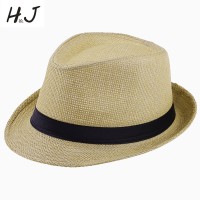 Beach Sunhat Fedora hat Trilby Straw panama Hat 