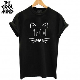 Women T shirt Cat T-Shirt 